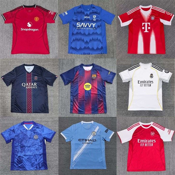 Club Football Fan Jerseys1