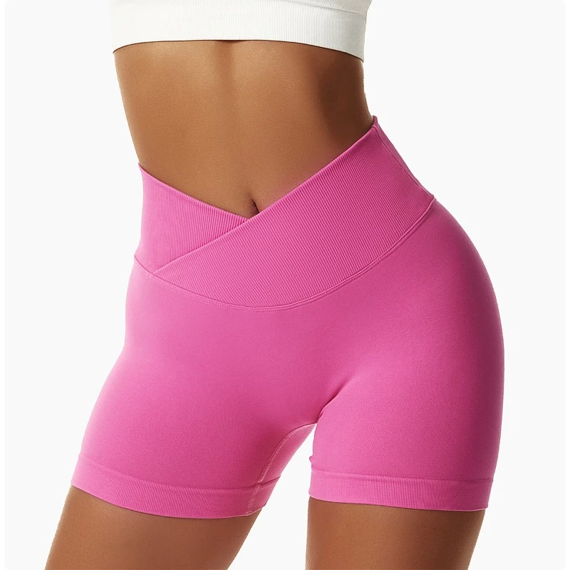 Womens V-Waist Biker Shorts1 Womens V-Waist Biker Shorts1
