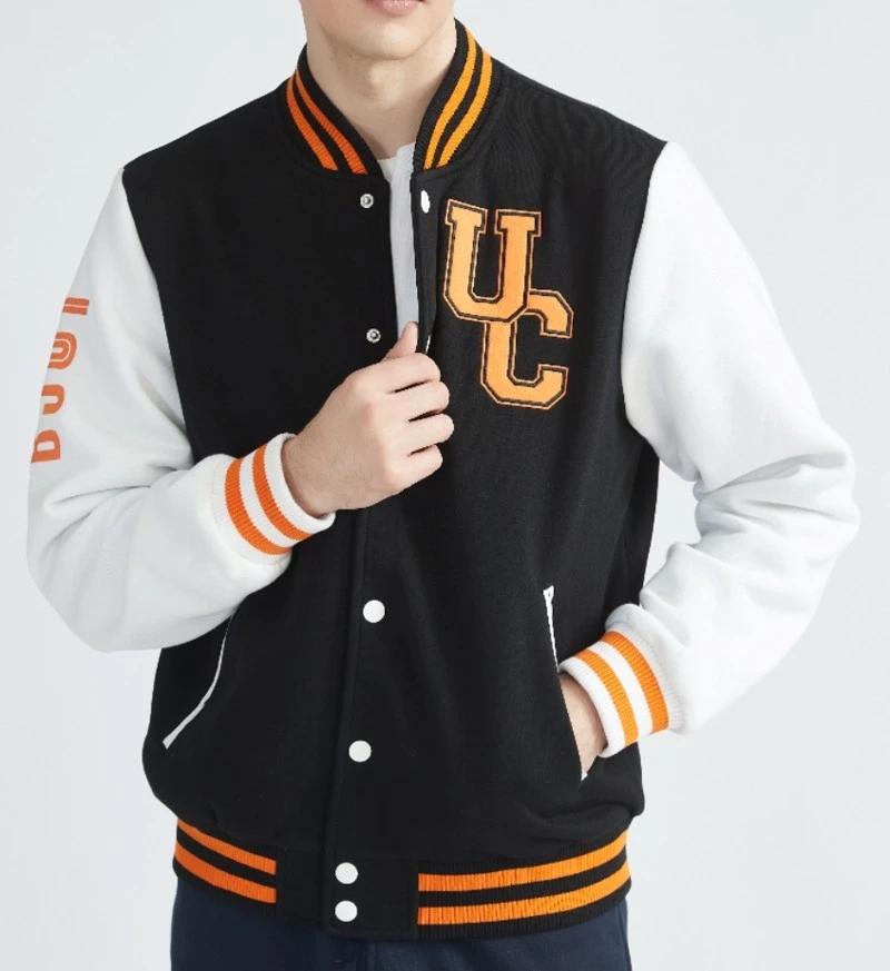 Orange Logo Varsity Jacket1 Orange Logo Varsity Jacket1